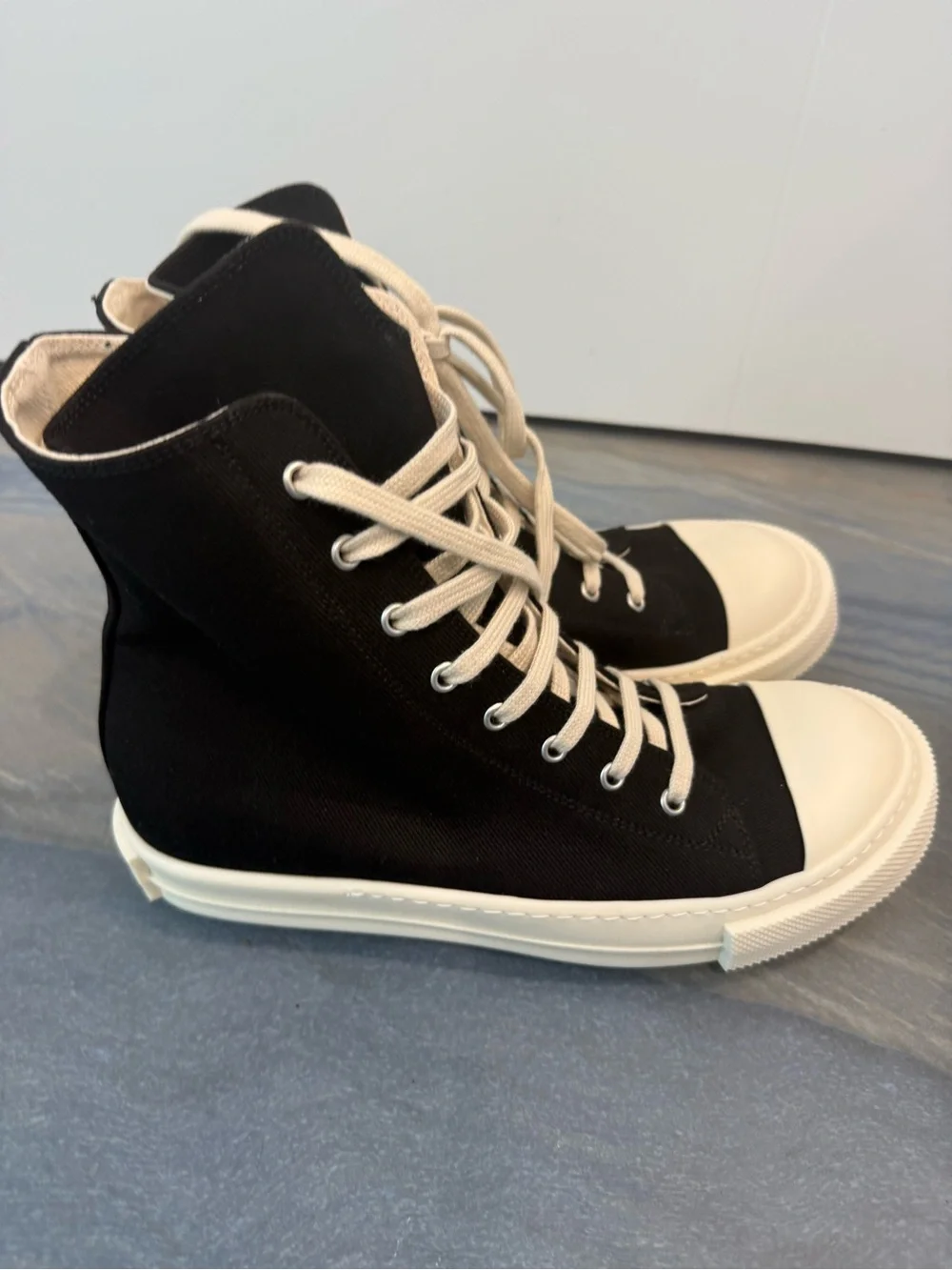 Rick Owens DRKSHDW canvas sneakers sz 41 no box $928